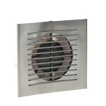 GAMMA Ivc air design inbouwventilator 100mm timer en sensor aluminium aanbieding