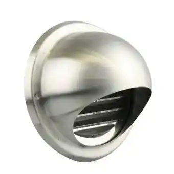 GAMMA Renson inbouw bolrooster ø125 mm inox aanbieding