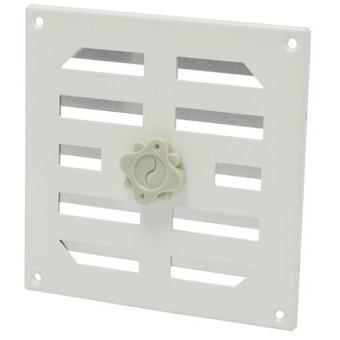 GAMMA Ivc air schuifrooster aluminium wit 15,5x15,5 cm aanbieding
