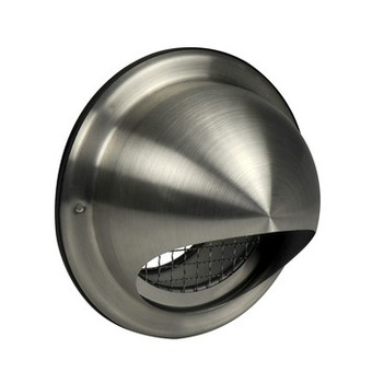 GAMMA Ivc air overdrukrooster bol 125mm rvs aanbieding