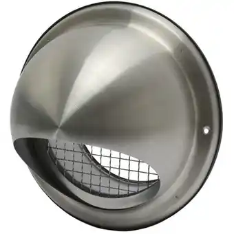 Ivc air overdrukrooster bol rvs 150 x 150 mm