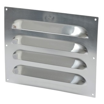 GAMMA Ivc air ventilatierooster aluminium brut 25x20 cm aanbieding