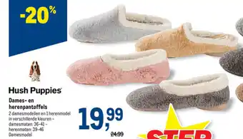 Hush puppies dames- en herenpantoffels