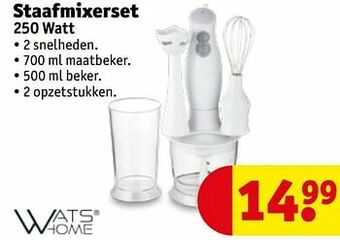 Watshome staafmixerset