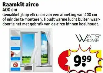 Kruidvat Raamkit airco aanbieding
