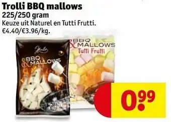 Kruidvat Trolli bbq mallows aanbieding