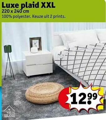 Kruidvat Luxe plaid xxl aanbieding