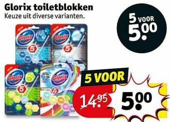 Kruidvat Glorix toiletblokken aanbieding