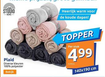 Action Plaid aanbieding