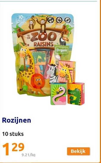 Action Rozijnen aanbieding