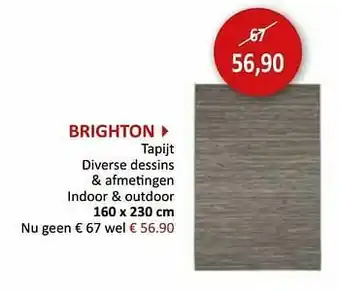 Weba Brighton tapijt aanbieding