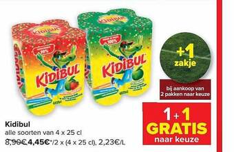 Carrefour Kidibul aanbieding
