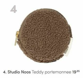 Baby & Tiener Studio noos teddy portemonnee aanbieding
