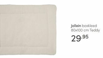 Baby & Tiener Jollein boxkleed teddy aanbieding