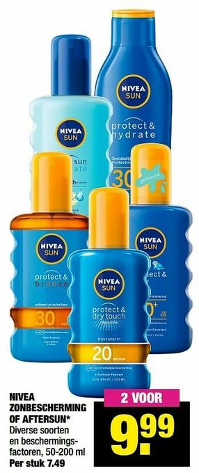 Big Bazar Nivea zonbescherming of aftersun aanbieding
