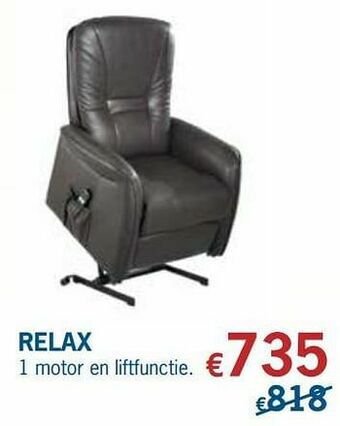 De Prijzenklopper Relax aanbieding