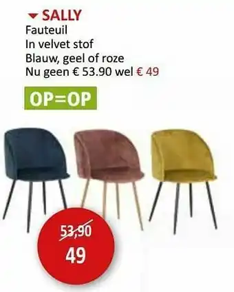 Sally fauteuil