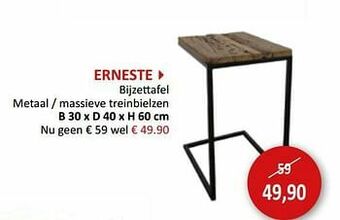 Weba Erneste bijzettafel aanbieding
