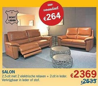 De Prijzenklopper Salon aanbieding