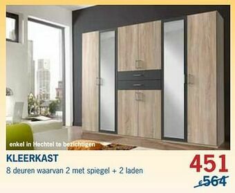 De Prijzenklopper Kleerkast aanbieding