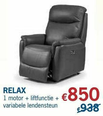 De Prijzenklopper Relax aanbieding
