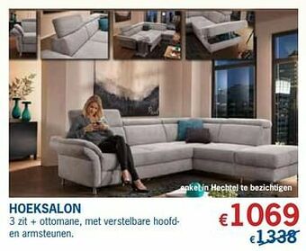 De Prijzenklopper Hoeksalon aanbieding