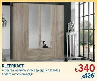 De Prijzenklopper Kleerkast aanbieding