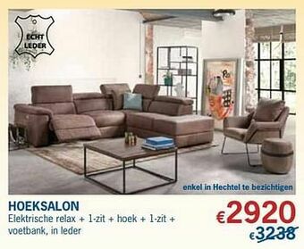 De Prijzenklopper Hoeksalon aanbieding