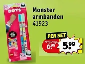 Kruidvat Monster armbanden 41923 aanbieding