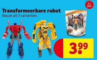 Kruidvat Transformeerbare robot aanbieding