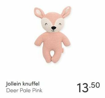 Baby & Tiener Jollein knuffel deer pale pink aanbieding