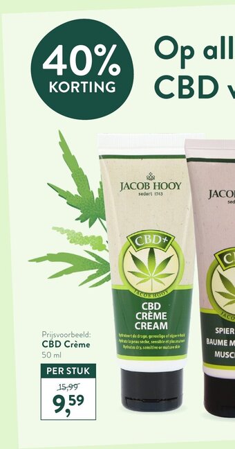 Jacob Hooy CBD Creme 50ml