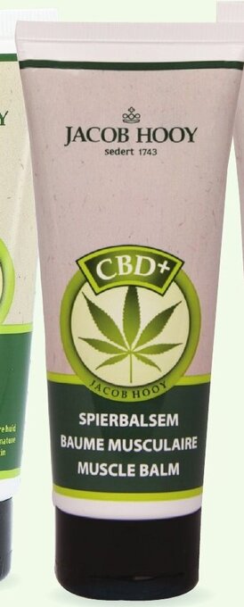 Holland & Barrett Jacob Hooy CBD Spierbalsem 75ml aanbieding