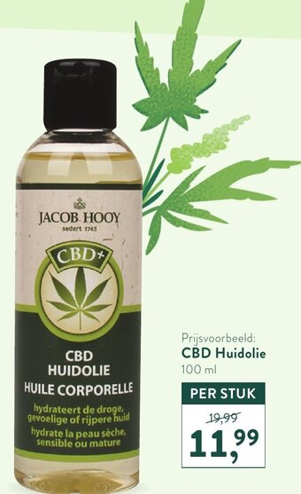 Holland & Barrett Jacob Hooy CBD Huidolie 100ml aanbieding