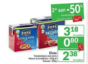 Intermarché Elvea tomatenbasis voor pizza aanbieding