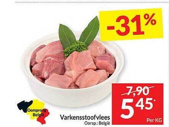 Intermarché Varkensstoofvlees aanbieding