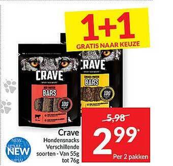 Crave hondensnacks