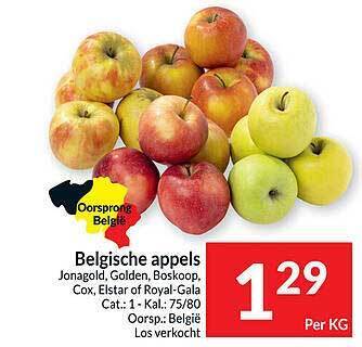 Intermarché Belgische appels aanbieding