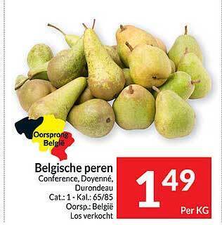 Intermarché Belgische peren aanbieding