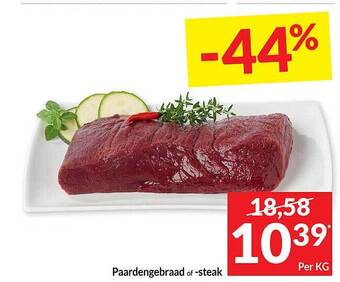 Paardengebraad of steak