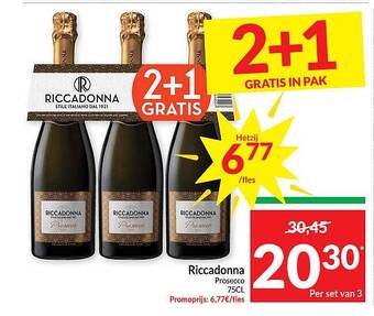 Intermarché Riccadonna prosecco aanbieding