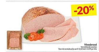 Intermarché Vleesbrood aanbieding
