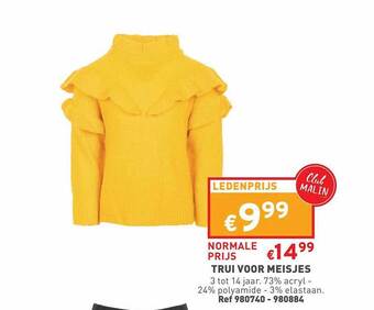 Trafic Trui voor meisjes aanbieding