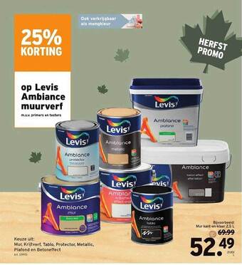 GAMMA Levis ambiance muurverf aanbieding