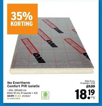 GAMMA Iko enertherm comfort pir isolatie aanbieding