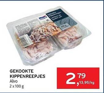 Alvo Gekookte kippenreepjes aanbieding