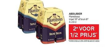 Alvo Abdijbier maredsous aanbieding
