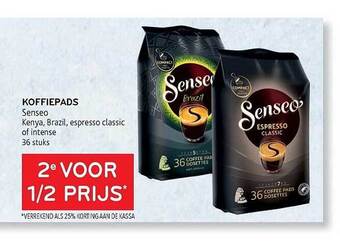 Alvo Koffiepads senseo aanbieding