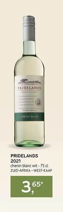 Alvo Pridelands 2021 chenin blanc wit aanbieding