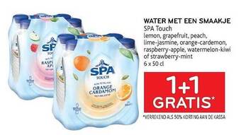 Alvo Water met een smaakje spa touch aanbieding
